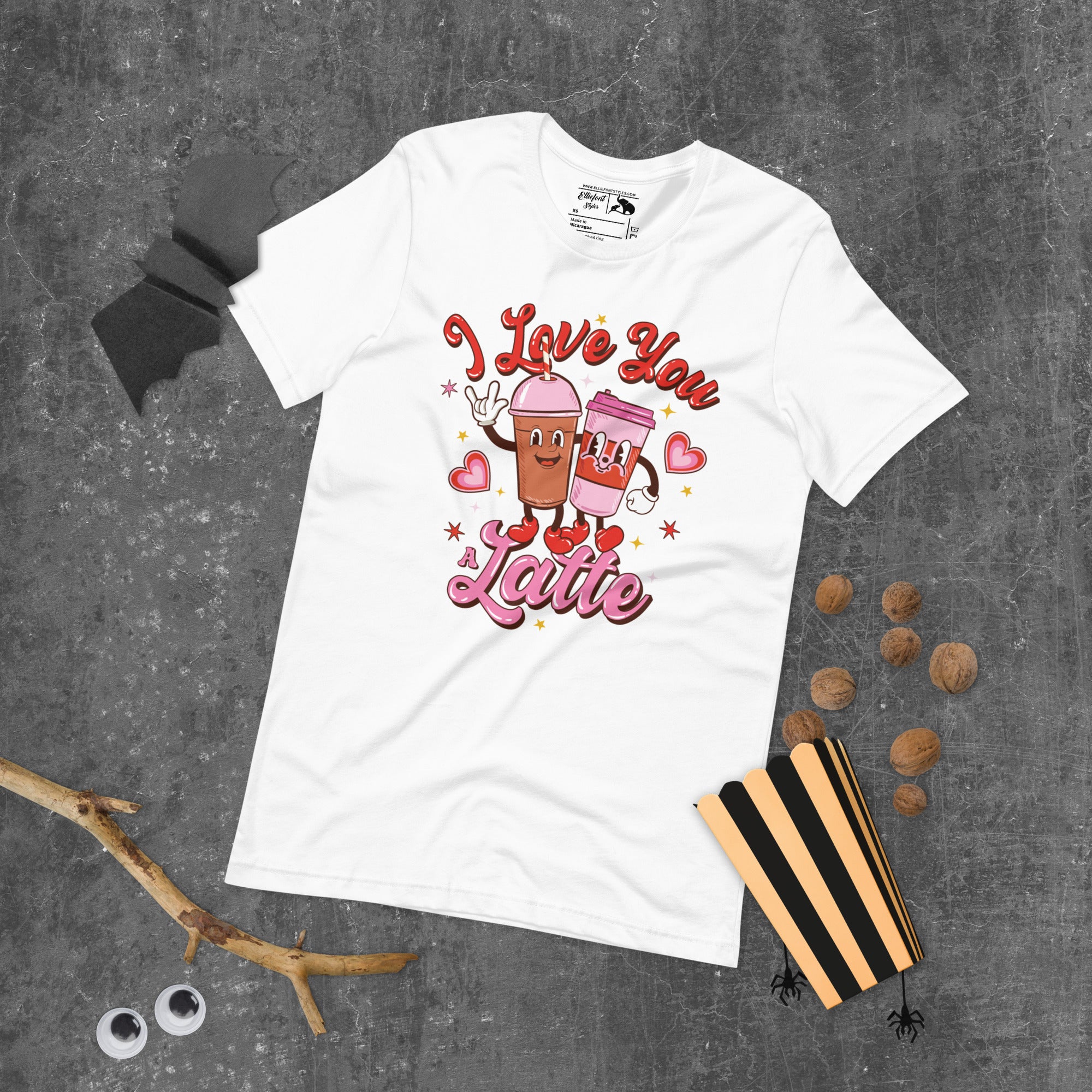 I Love You A Latte Valentines Shirt