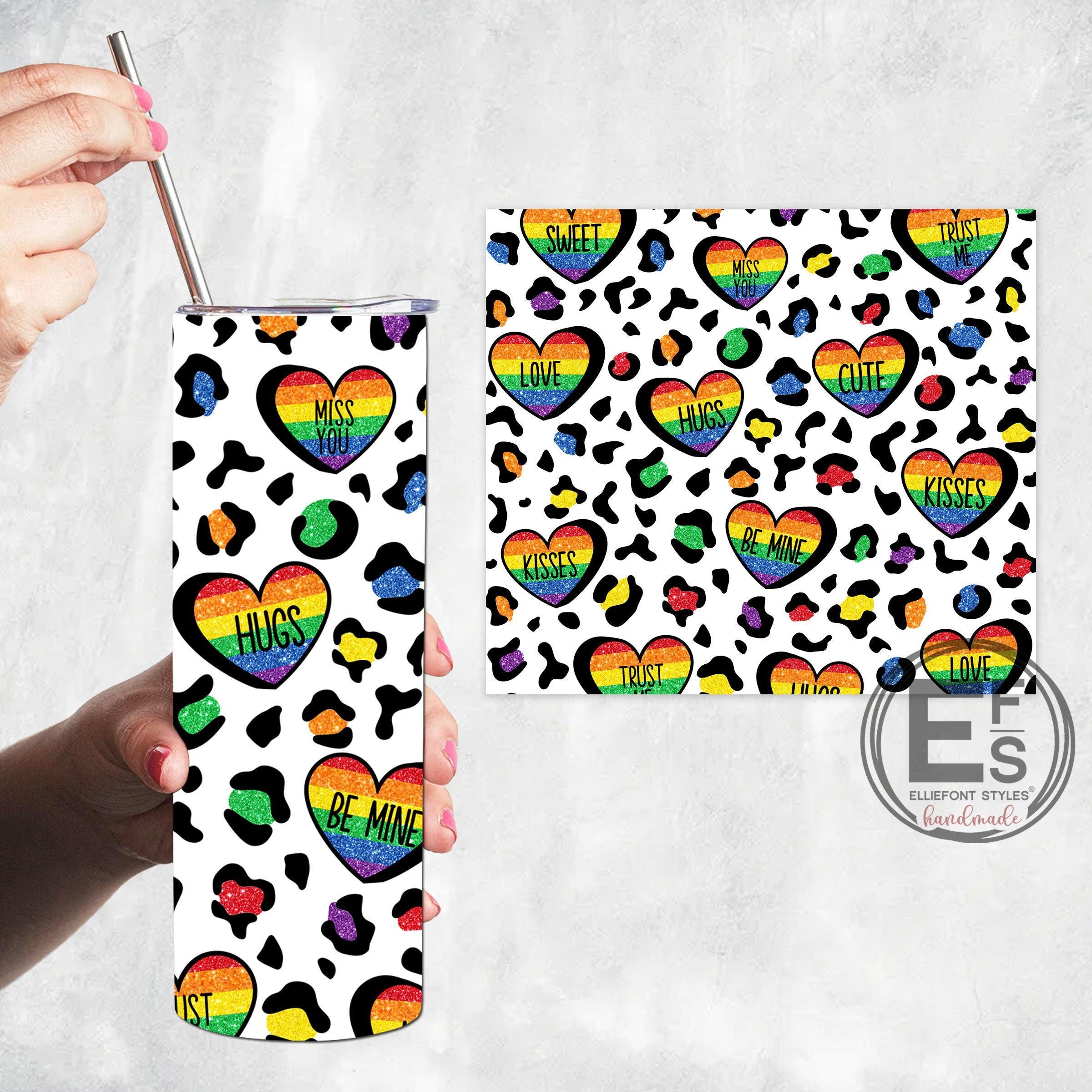 LGBT Valentine's Day Stainless steel tumbler