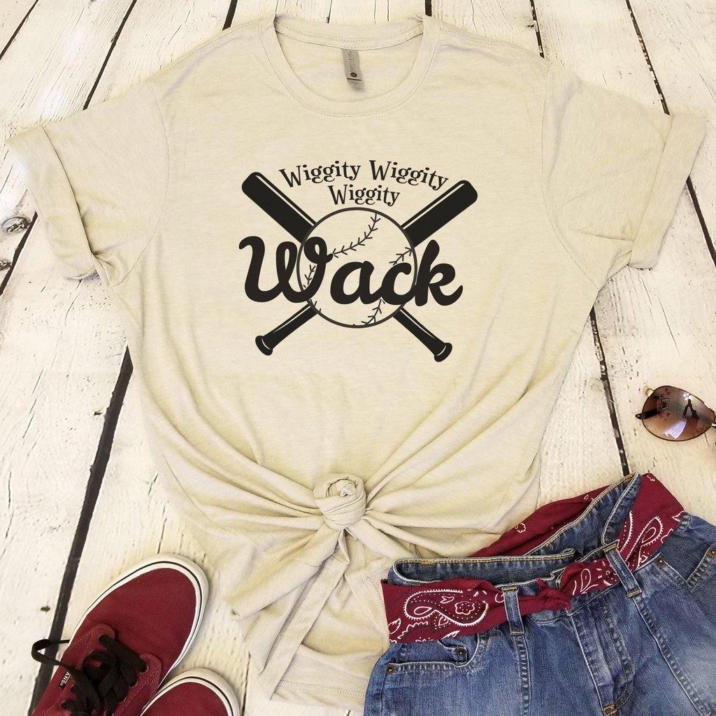 Wiggity Wiggity Wiggity Wack Baseball Softball Graphic Tee Shirt - Elliefont Styles