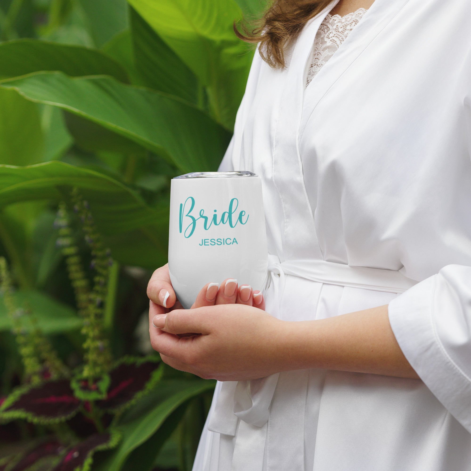 Bridesmaid Personalized Stainless Insulated Wine Cup