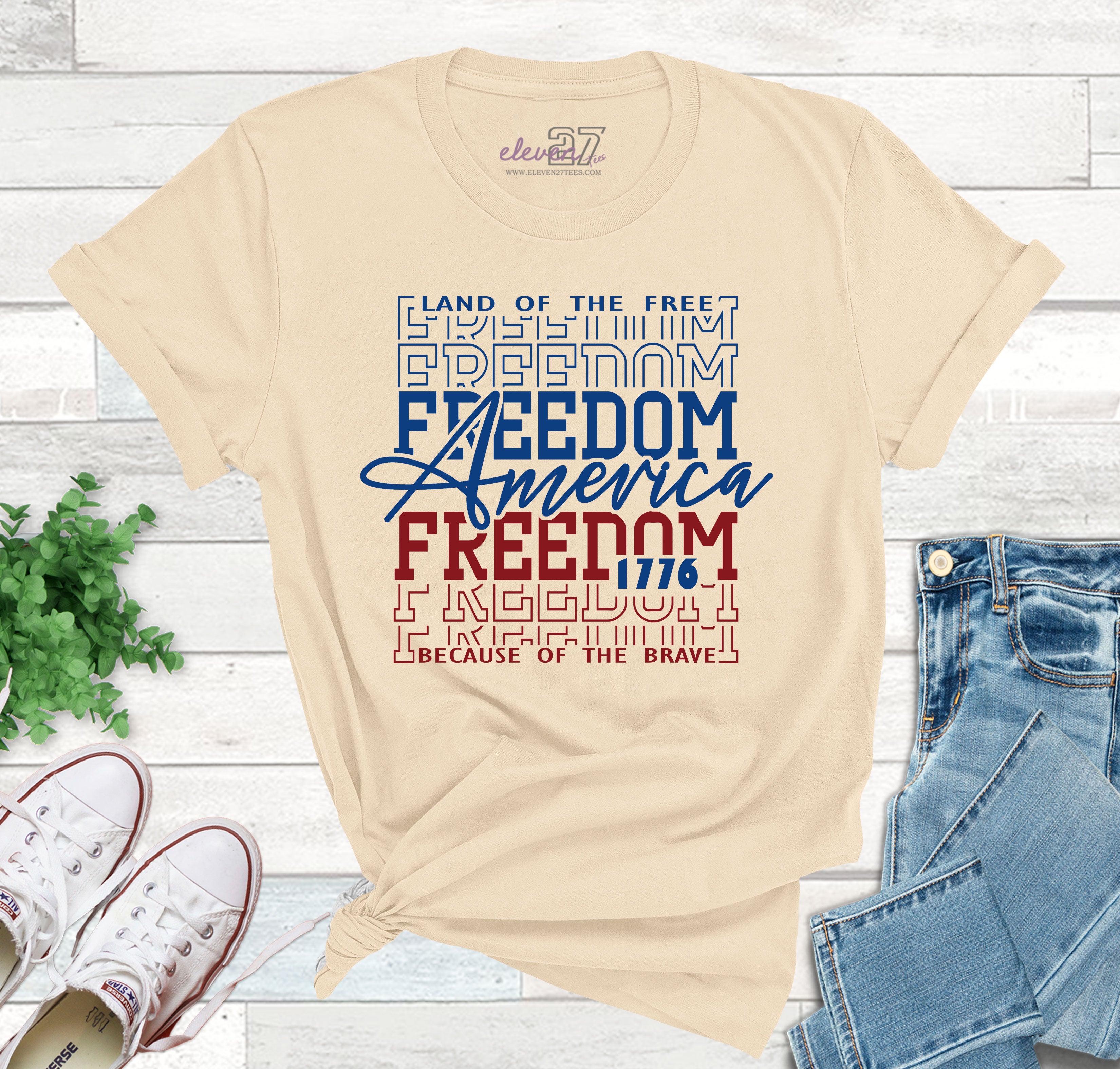 America Land Of The Free Because Of The Brave Shirt