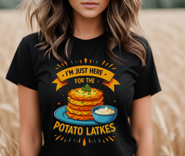 I’m Just Here for the Potato Latkes shirt funny Hanukkah tee