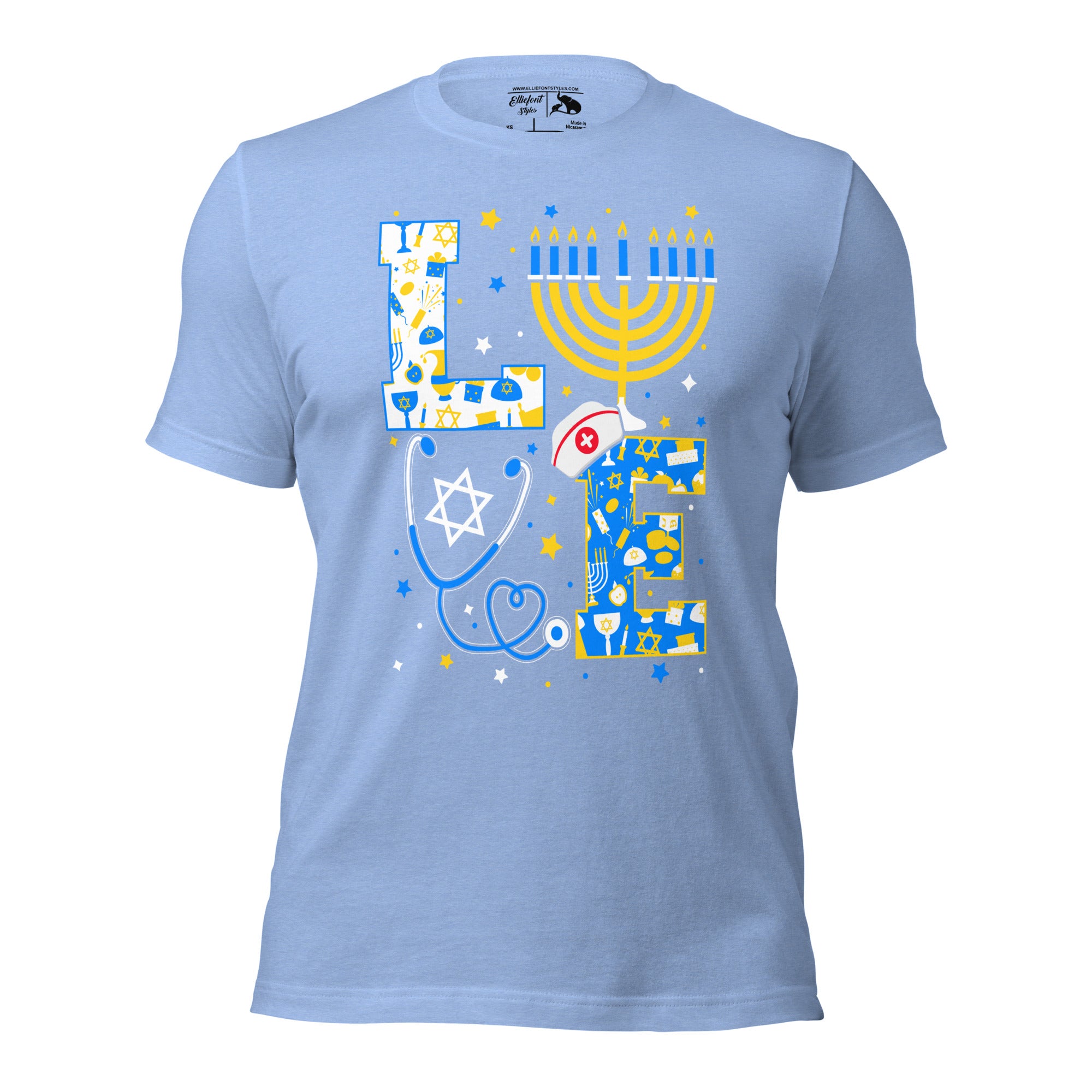 Jewish holiday nurse shirt Hanukkah gift for healthcare professionals