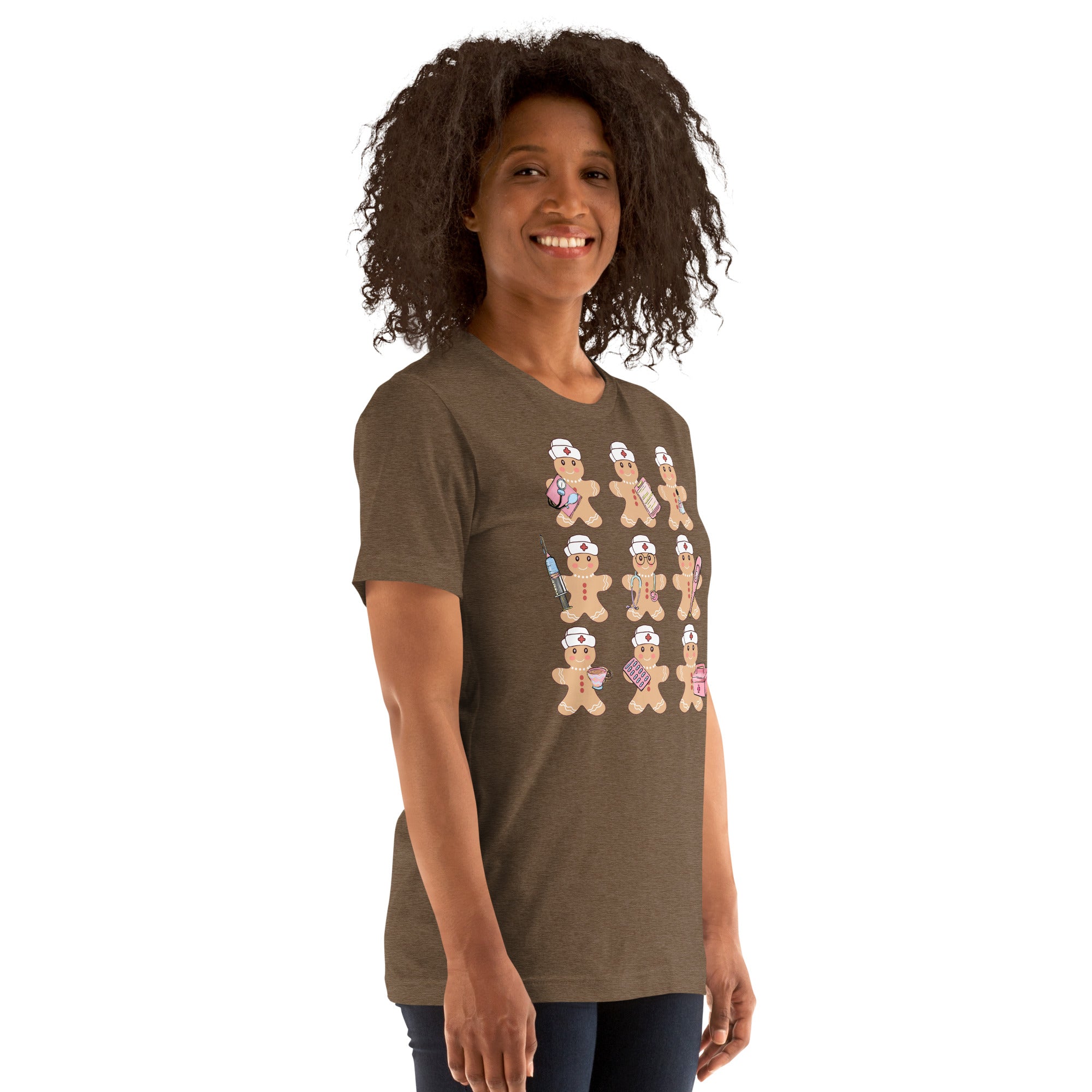 LPN and nursing student Christmas shirt with nurse gingerbread men