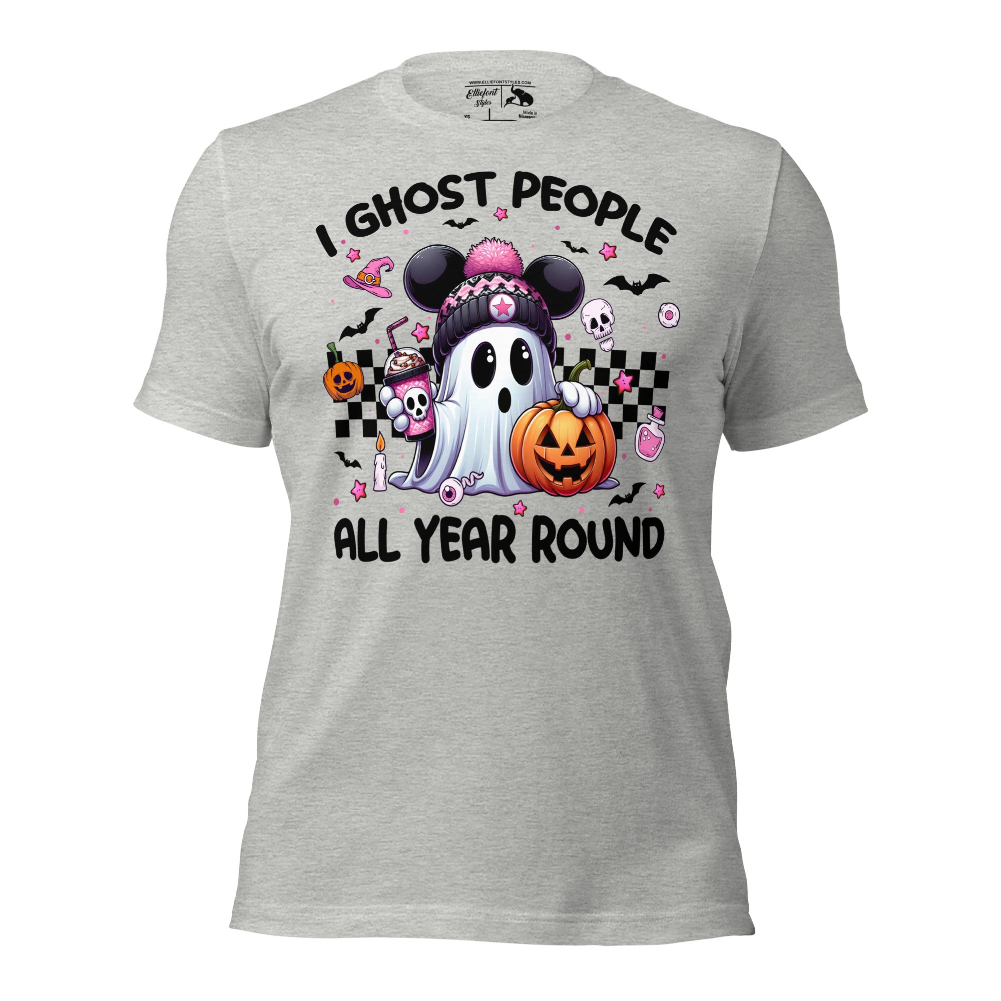 Sarcastic Halloween shirt for friends with funny ghost phrase