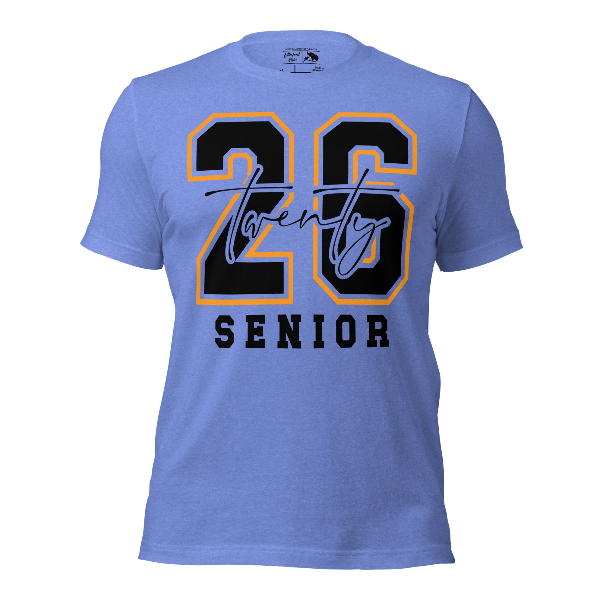 Senior Class of 2026 varsity letter graduation shirt