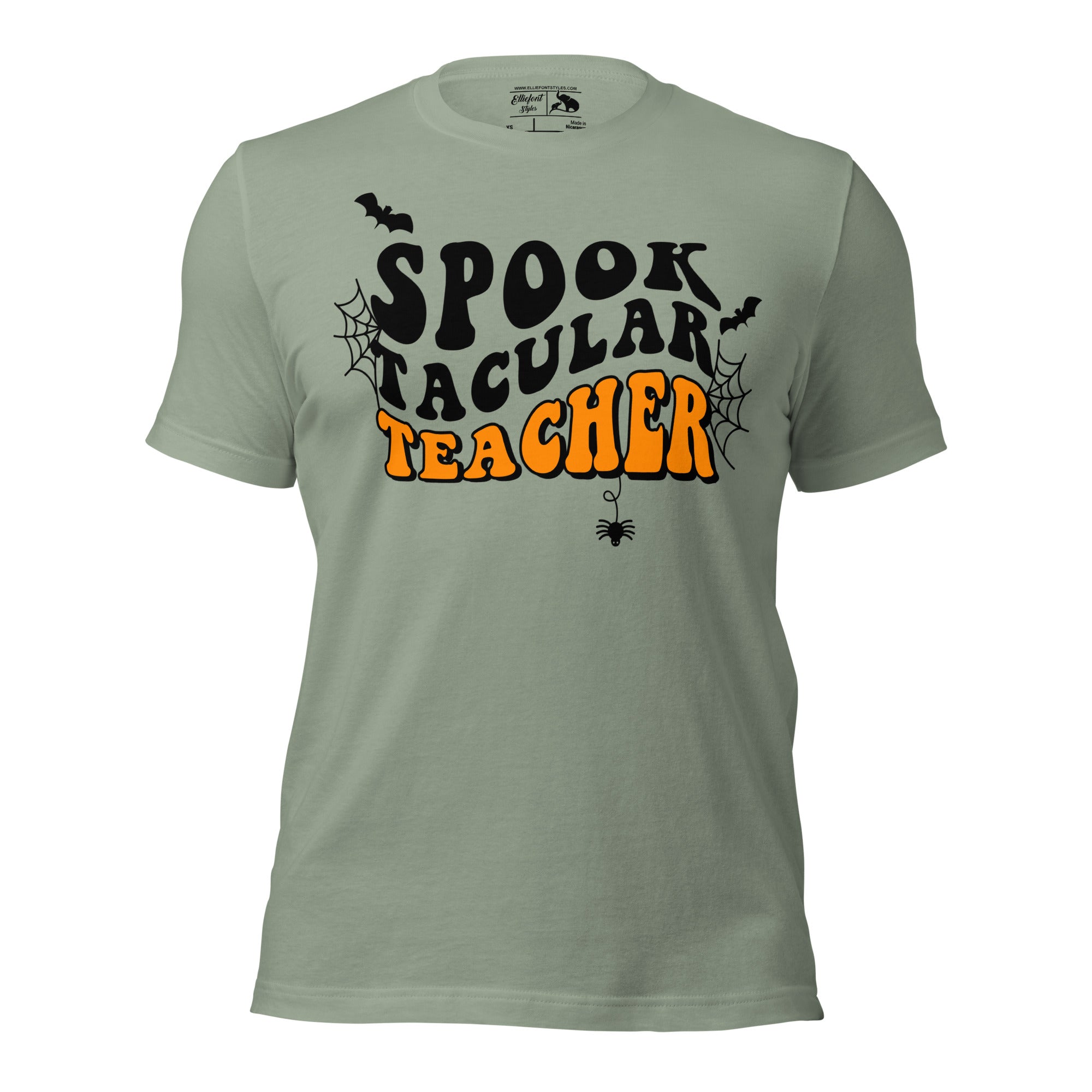 Teacher appreciation gift shirt with Halloween theme