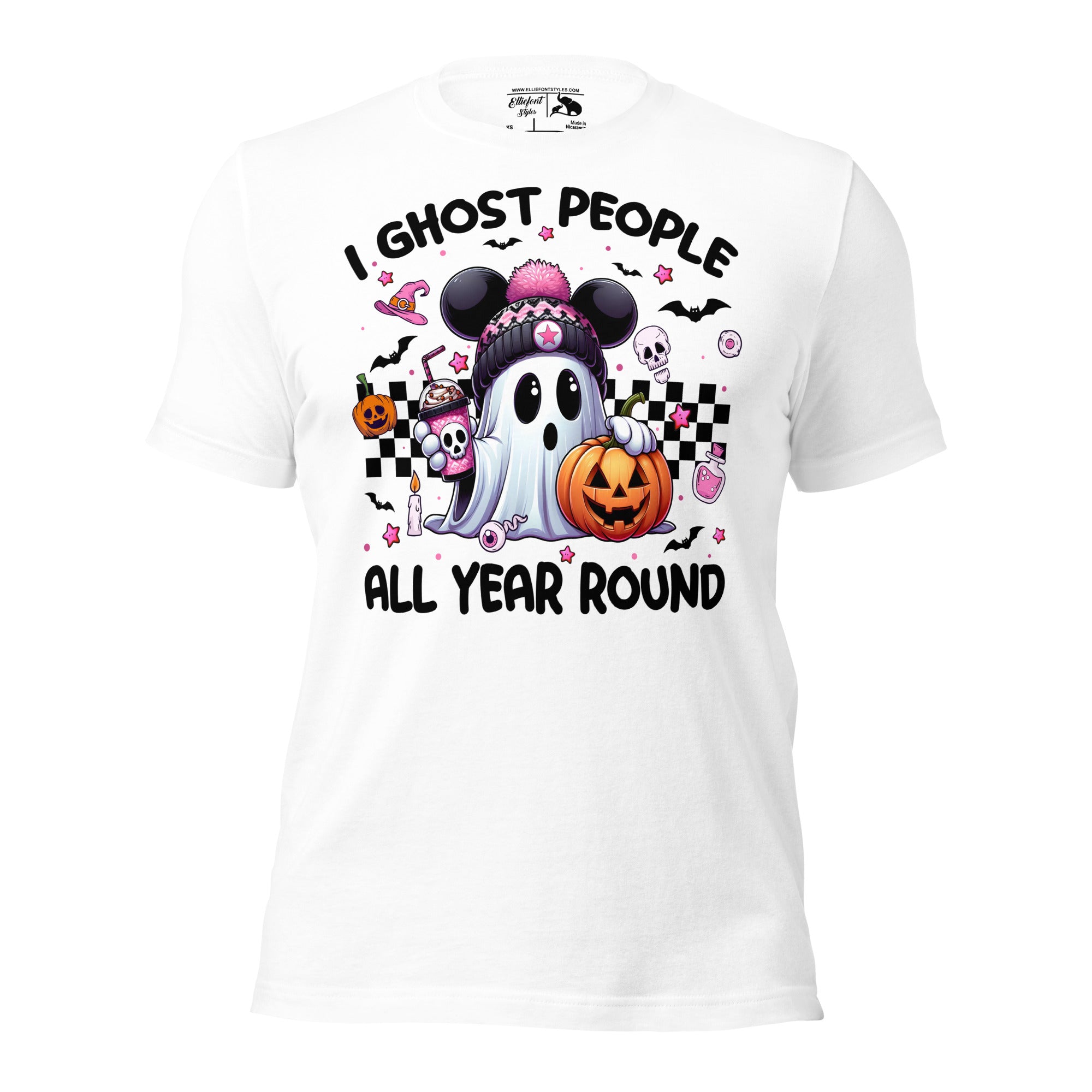 Year round ghost humor t-shirt perfect for Halloween lovers