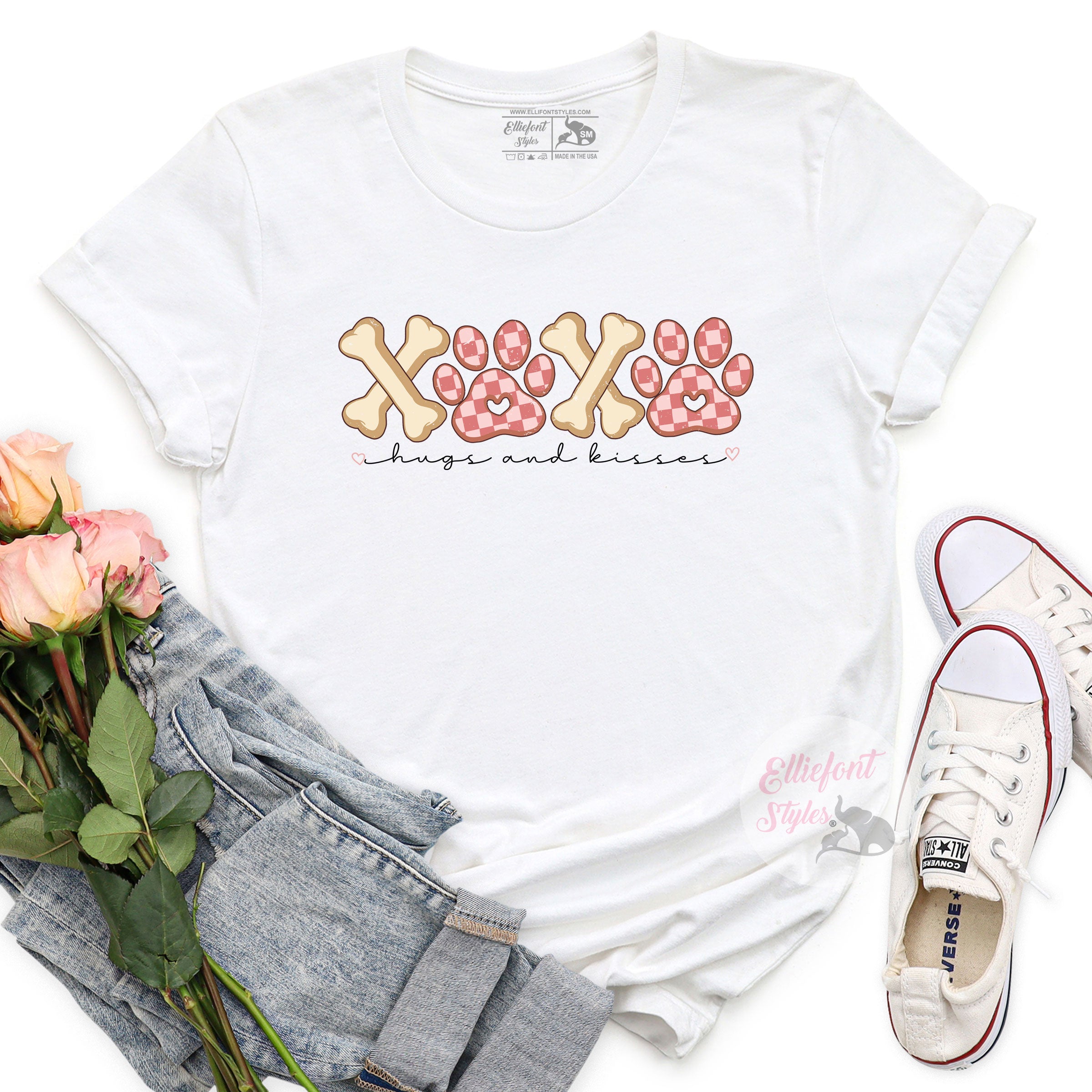 XOXO Dog mom Valentines Shirt