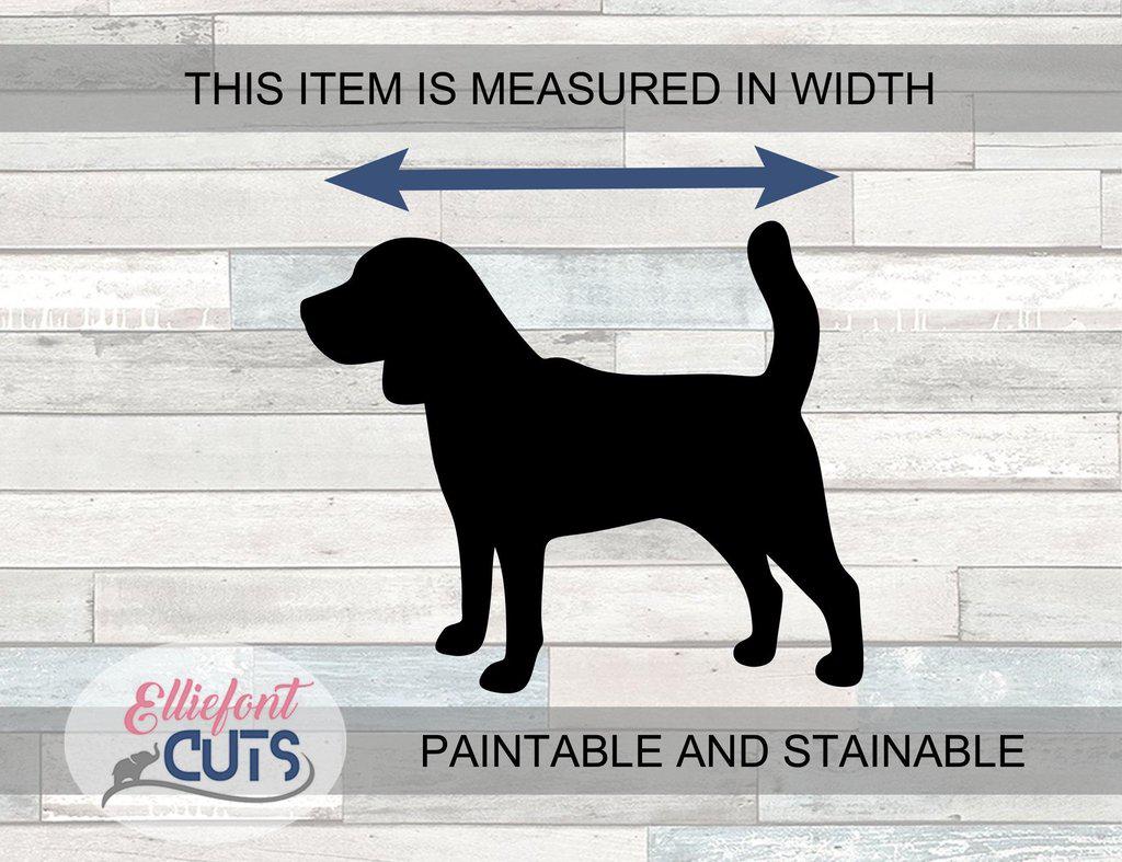 Beagle Wood Cutouts - Elliefont Styles