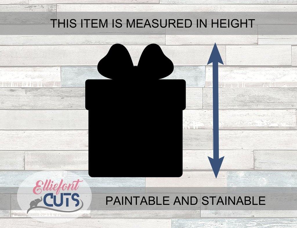 Present Wood Cutouts - Elliefont Styles