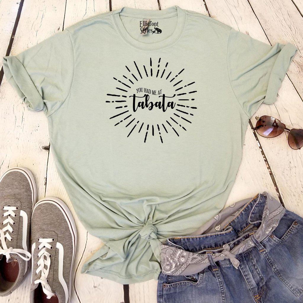 Tabata t hotsell shirt