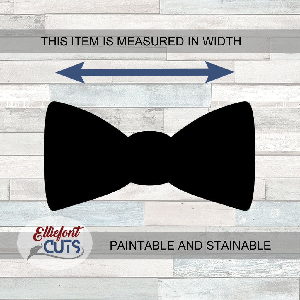 Bow Tie Wood Cutouts