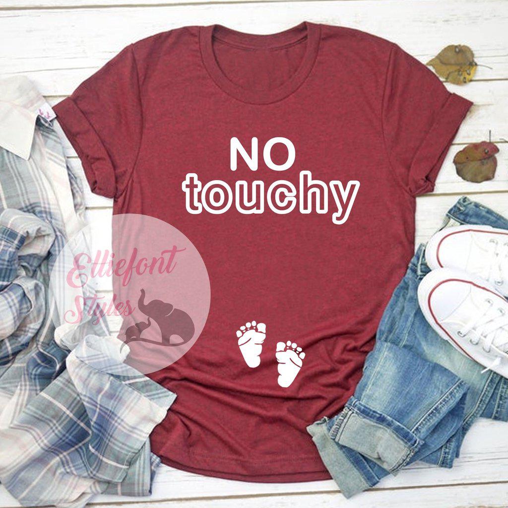 No Touchy Pregnancy Announcement Shirt