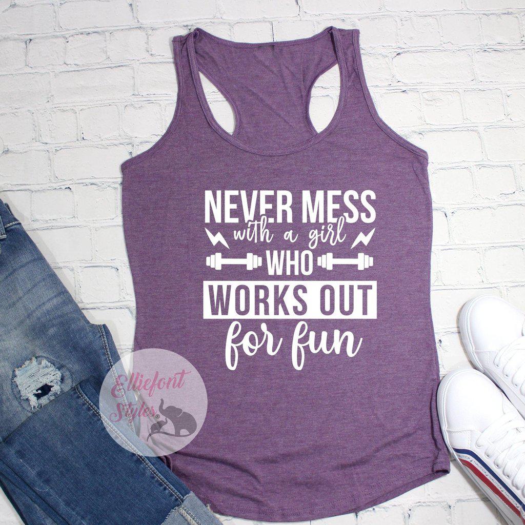 Funny Workout Tanks – Elliefont Styles