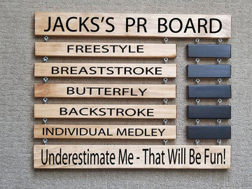 Personalized PR Boards | Custom Personal Record Displays for Runners ...