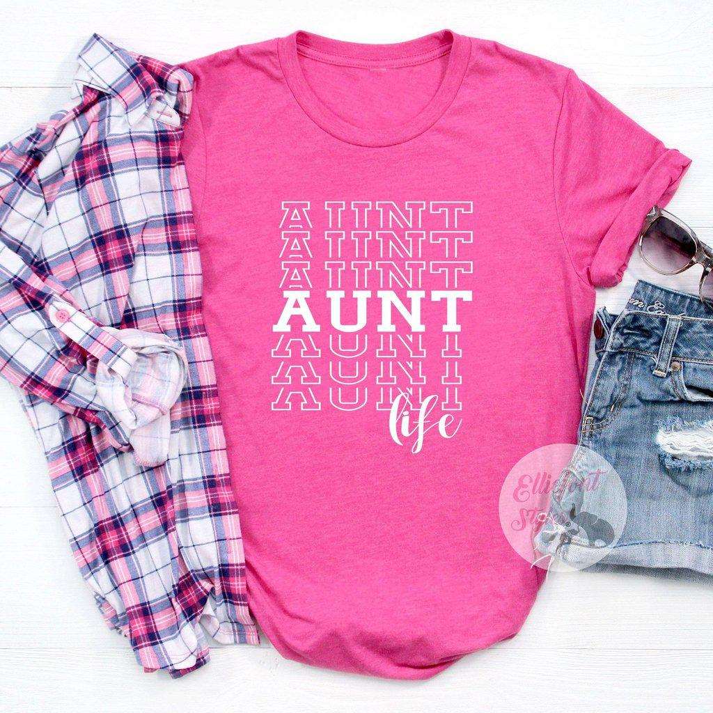 Cool aunt lifestyle t-shirt present for trendy aunts