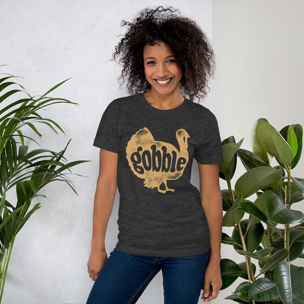 Cute holiday turkey tee for family Thanksgiving dinners