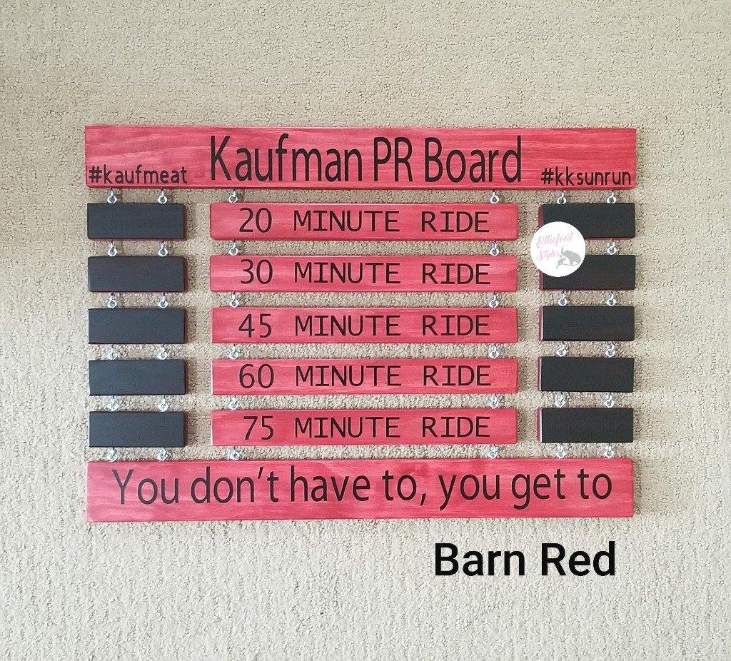Handmade wooden cycling PR board gift for athletes and riders