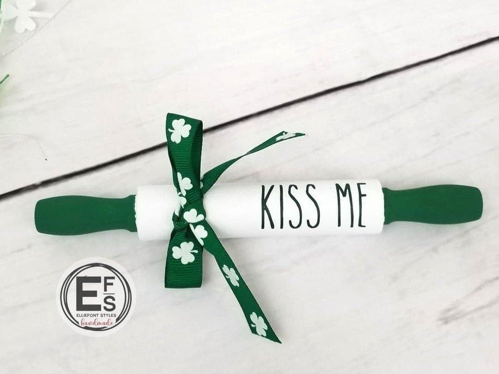 kiss me mini rolling pins