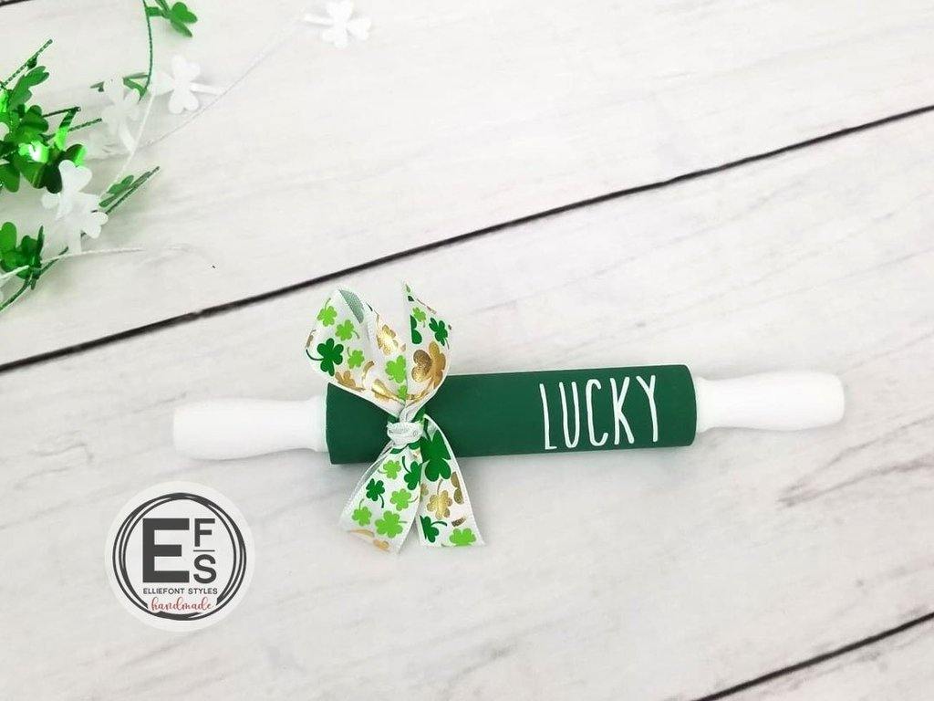 lucky mini rolling pins for tiered trays