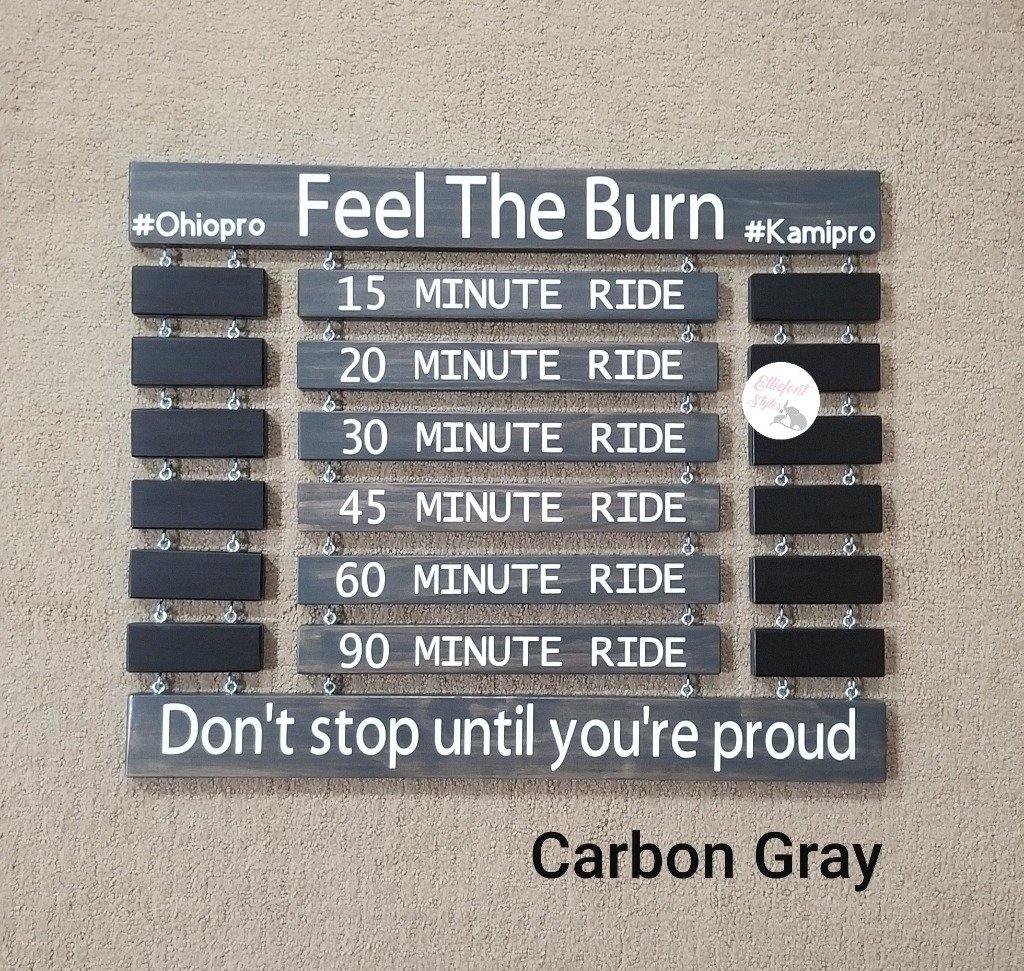 Personalized PR board for Peloton cycling rides and training sessions