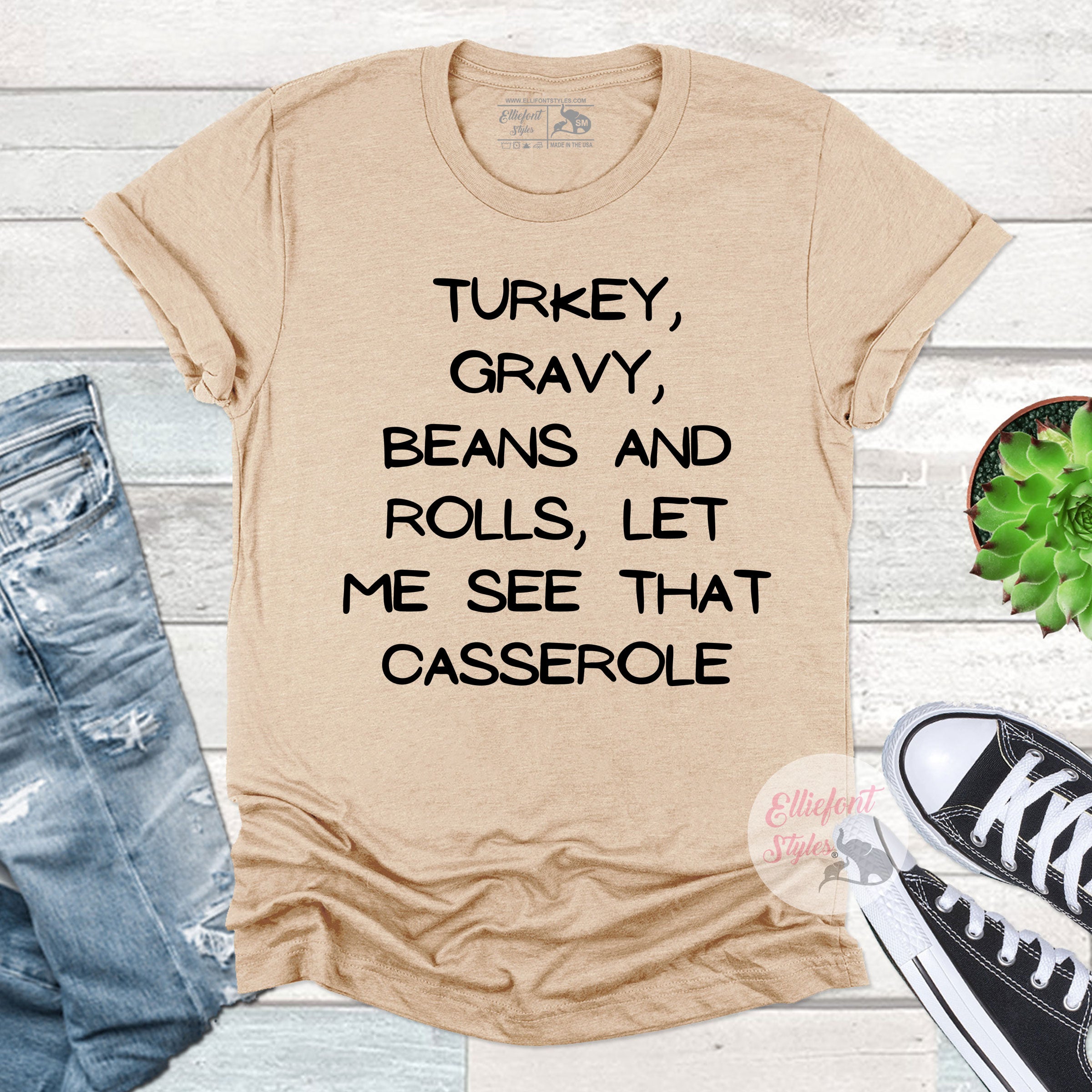 Thanksgiving dinner shirt with funny holiday saying for family gatherings