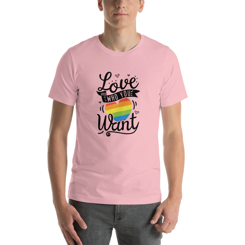 Love Who You Want LGBT Shirt