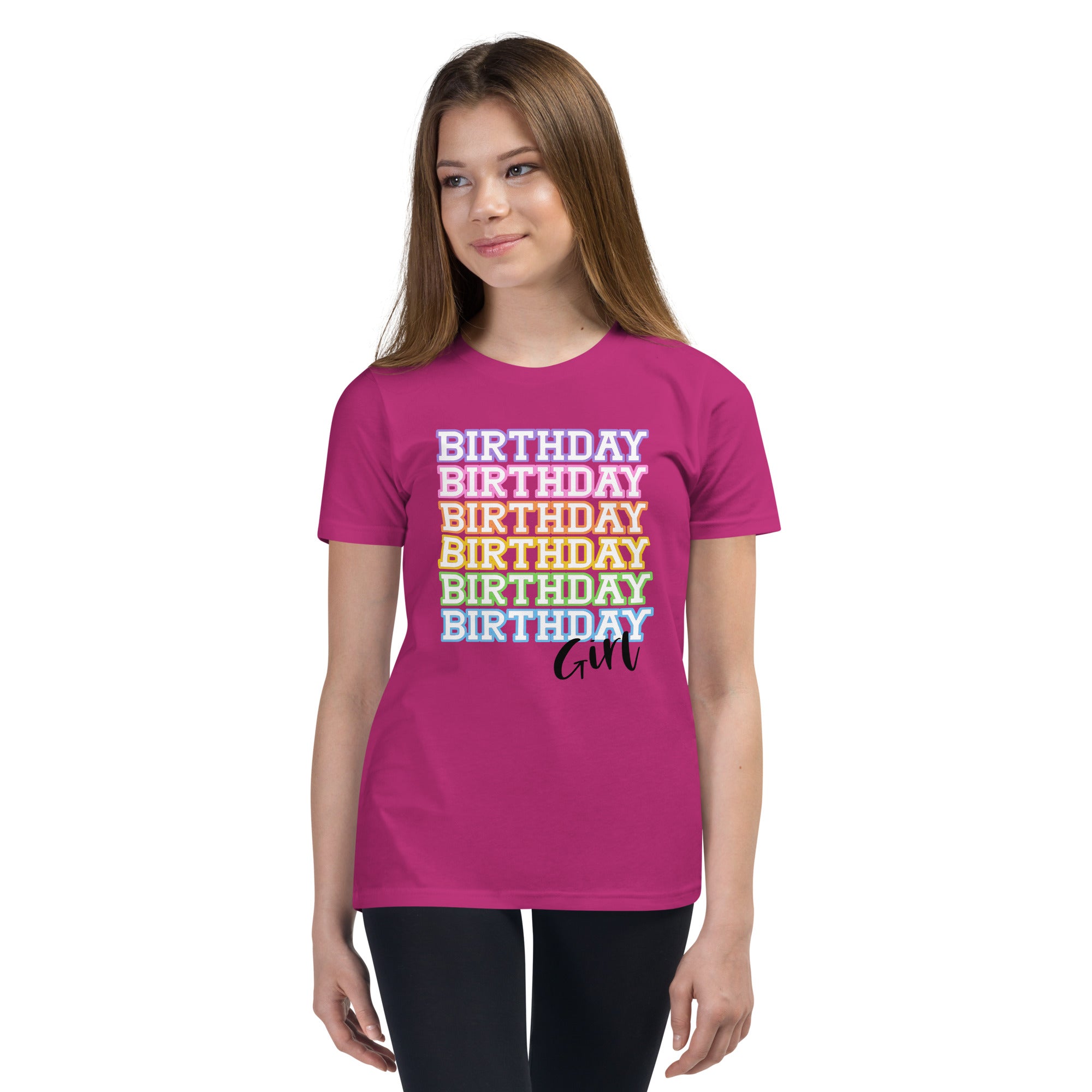 Retro Birthday Girl T-Shirt
